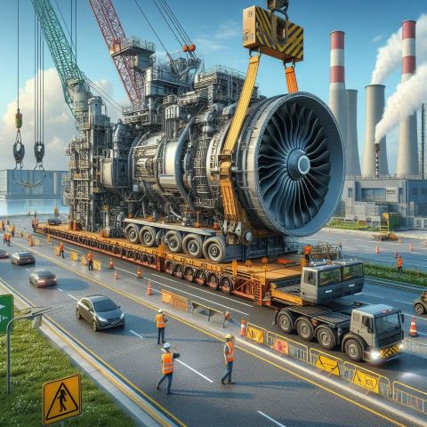 جابجایی ماشین‌آلات سنگین